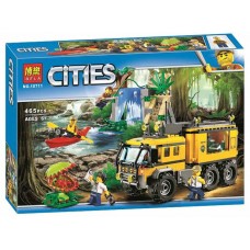 Конструктор BELA 10711 Город ʺИсследование Джунглейʺ 465 дет. 41х28х7см