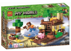 Конструктор BELA 11136 Майнкрафт ʺОстров сокровищʺ 248 дет.