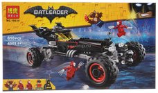 Конструктор BELA 10634 Batman ʺБэтмобильʺ 610 дет. 53Х30х7 см