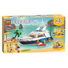 Конструктор BELA Creator 11053 ʺМорские приключенияʺ 613 дет.