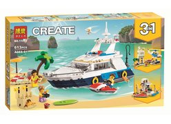 Конструктор BELA Creator 11053 ʺМорские приключенияʺ 613 дет.