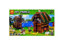 Конструктор LELE 33100 Майнкрафт ʺРаботы на фермеʺ 671дет. 59х35х8см