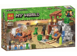 Конструктор BELA 11137 Майнкрафт ʺДобыча золотаʺ 303 дет.