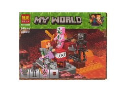 Конструктор BELA 10808 Майнкрафт ʺБой в подземельеʺ 96 дет