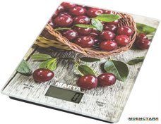 Кухонные весы Marta MT-1634 (садовая вишня)