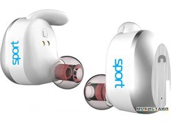 Наушники Elari NanoPods Sport (белый)
