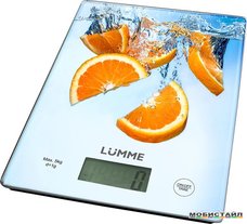 Кухонные весы Lumme LU-1340 (апельсиновый фреш)