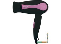 Фен Econ ECO-BH161D (черный/розовый)
