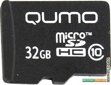 Карта памяти QUMO microSDHC QM32GMICSDHC10NA 32GB