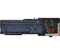 Клавиатура + мышь с ковриком QUMO Viper