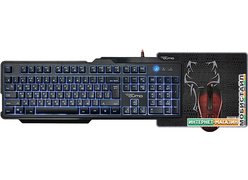 Клавиатура + мышь с ковриком QUMO Viper