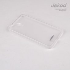 Чехол силиконовый Jekod + плёнка для Alcatel One Touch Idol X/6040D прозрачный