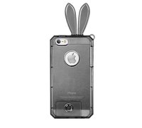 Силиконовый чехол Creative для iPhone 5 (Rabbit Black)