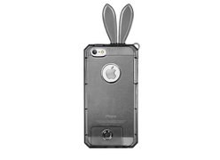 Силиконовый чехол Creative для iPhone 5 (Rabbit Black)