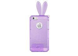 Силиконовый чехол Creative для iPhone 5 (Rabbit Purple)