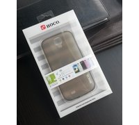 Ультратонкий чехол-накладка Hoco для телефона Samsung Galaxy S4 чёрный
