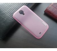 Ультратонкий чехол-накладка Hoco для телефона Samsung Galaxy S4 розовый