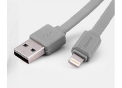 Кабель Remax RC-008i для iPhone 5/6/7 (серый)