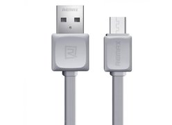 Кабель Remax Fast RC-008m для microUSB 1м (серый)