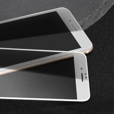 3D Защитное стекло для телефона iPhone 7 Белый обод