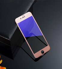 3D защитное стекло Remax Anti Blue-Ray для iPhone 7 Plus (цвет обода: розовое золото)
