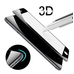 3D Защитное стекло для телефона iPhone 6 / 6s чёрный обод
