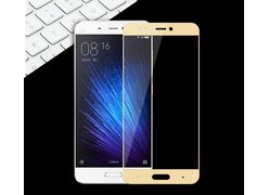 Защитное стекло для телефона Xiaomi Mi5 золотое