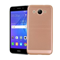 Бампер JZZS Breathable для HUAWEI Y3 2017 Золотистый