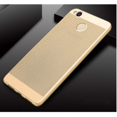 Бампер JZZS Breathable для XIAOMI Redmi 4X Золотистый