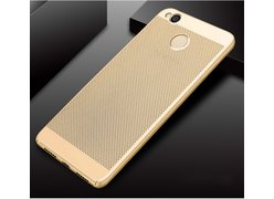 Бампер JZZS Breathable для XIAOMI Redmi 4X Золотистый