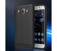 Бампер JZZS Brush TPU для HUAWEI Y3 2017 Черный