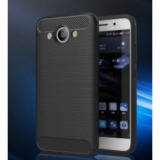 Бампер JZZS Brush TPU для HUAWEI Y3 2017 Черный