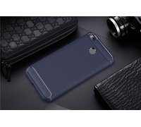 Бампер JZZS Brush TPU для XIAOMI Redmi 4X Синий