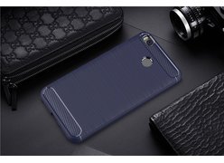 Бампер JZZS Brush TPU для XIAOMI Redmi 4X Синий