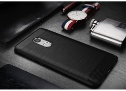 Бампер JZZS Brush TPU для XIAOMI Redmi Note 4X Черный