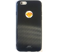 Бампер JZZS Carbon TPU для APPLE iPhone 6/6S Черный