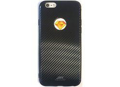 Бампер JZZS Carbon TPU для APPLE iPhone 6/6S Черный