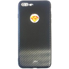 Бампер JZZS Carbon TPU для APPLE iPhone 7 Plus Черный