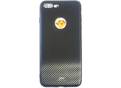 Бампер JZZS Carbon TPU для APPLE iPhone 7 Plus Черный