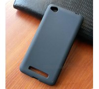 Чехол-накладка для Xiaomi Redmi 4A (чёрный силикон)