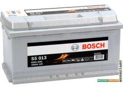 Автомобильный аккумулятор Bosch S5 013 (600402083) 100 А/ч