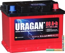 Автомобильный аккумулятор Uragan R (60 А·ч)