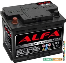 Автомобильный аккумулятор ALFA Hybrid 60 R (60 А·ч)