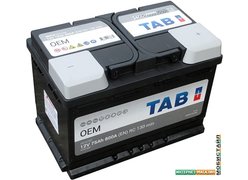 Автомобильный аккумулятор TAB OEM 75 R (75 А·ч)