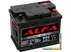 Автомобильный аккумулятор ALFA Hybrid 62 R (62 А·ч)