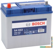 Автомобильный аккумулятор Bosch S4 022 (545157033) 45 А/ч JIS
