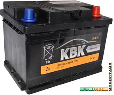 Автомобильный аккумулятор KBK 55 R низкий (55 А·ч)