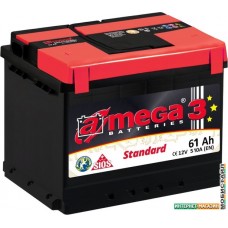 Автомобильный аккумулятор A-mega Standard 61 R низкая (61 А·ч)