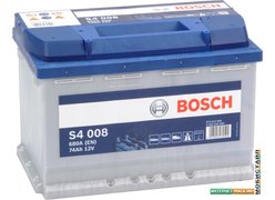 Автомобильный аккумулятор Bosch S4 008 (574012068) 74 А/ч