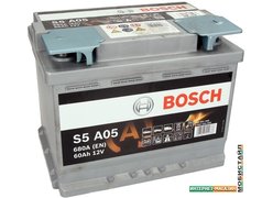 Автомобильный аккумулятор Bosch S5 A05 (560901068) 60 А/ч